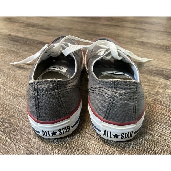 CONVERSE ALLSTAR Boat Style Sneakers Gray Canvas Youth 3 Women’s 5.5 - Picture 5 of 12